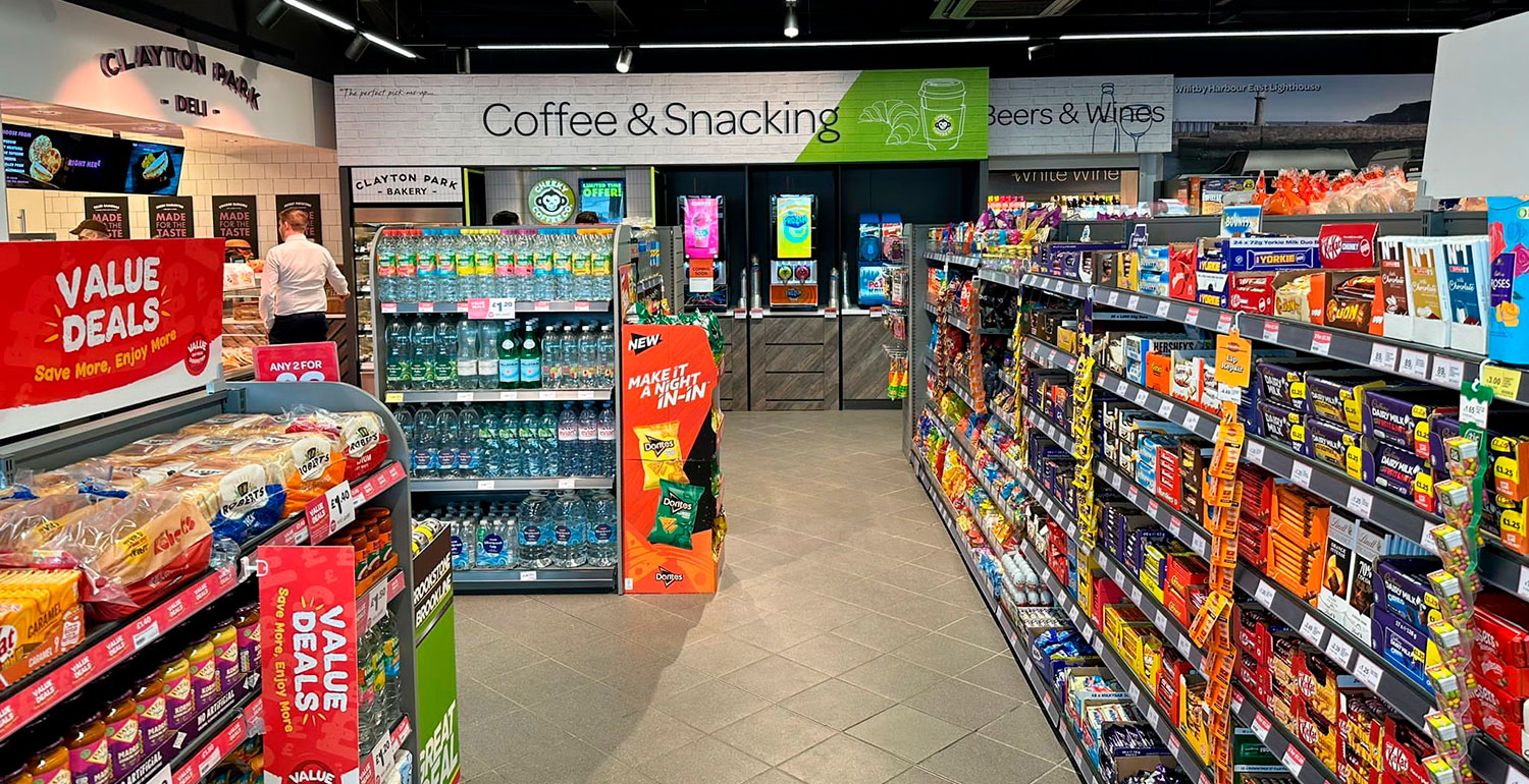 Petrol station shopfitting